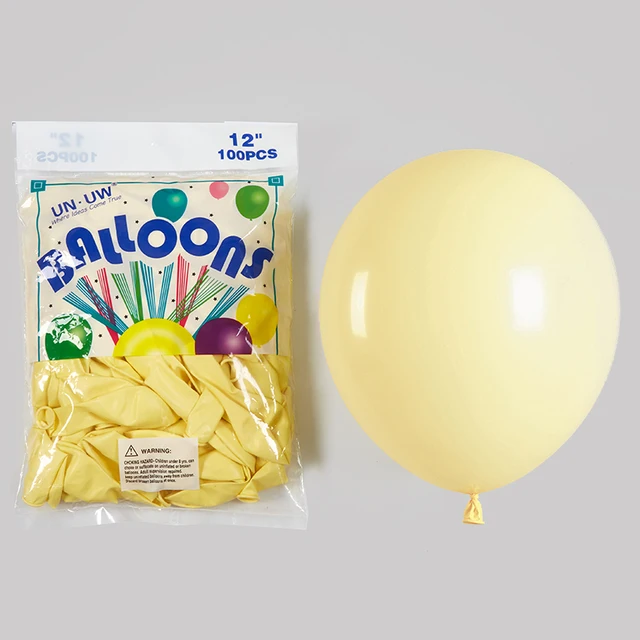 Lateks baloni 100/1 12" Svijetlo žuta