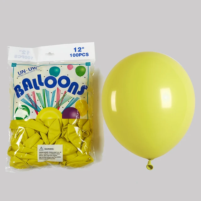 Lateks baloni 100/1 12" Žuta