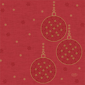 Salvete 3-slojne 33x33/20 Tissue Glorious Xmas