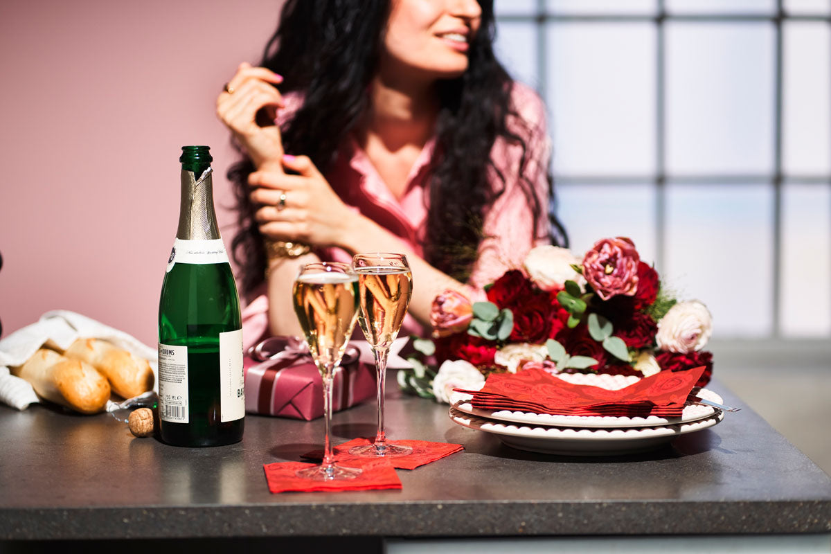 Dunisoft salvete nalik platnu 40x40/12 Rich Roses