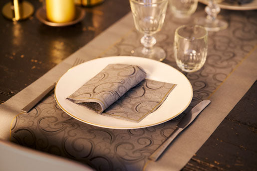 Duni tissue salvete 33x33/20 Elegant Swirl