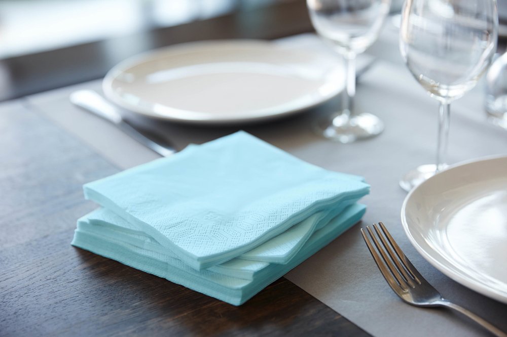 Salvete 3-slojne 40x40/250 Tissue Svijetlo plava