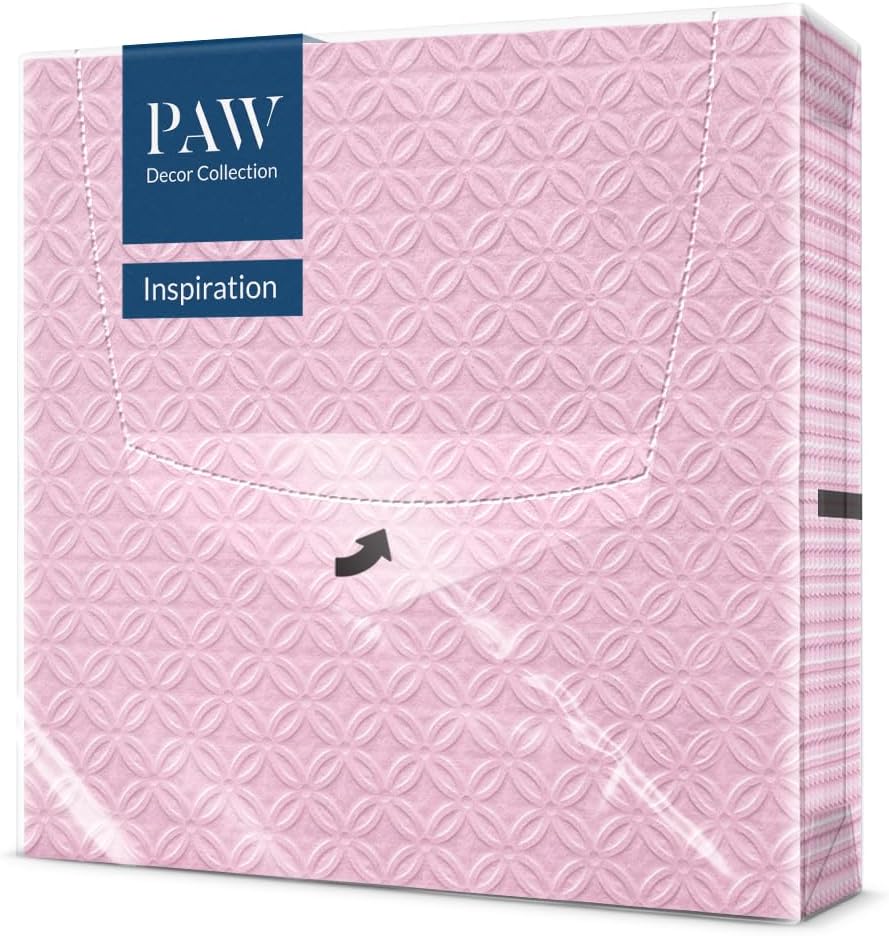 Salvete troslojne 33x33 cm Inspiration Modern light pink 1/20