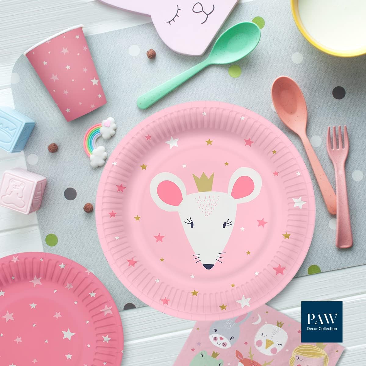 Papirni tanjir 23cm 1/10 Magični prijatelji