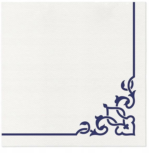 Arlaid salvete 40x40cm Elegant Frame Dark Blue 1/50