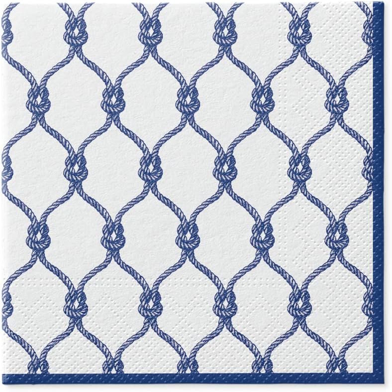 Salvete troslojne dvostrukog dizajna 33x33 Sea Knot Stripes 1/20
