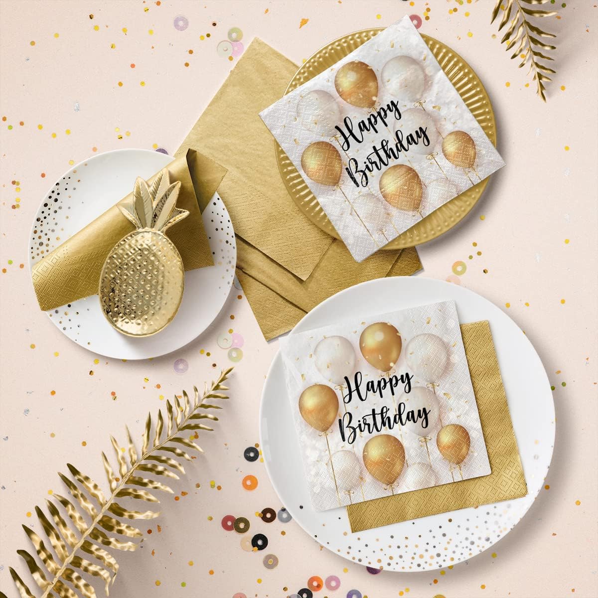 Salvete troslojne 33x33 Gold Celebration 1/20