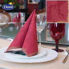 Salvete Duni Classic 40x40/50 Royal Bordo
