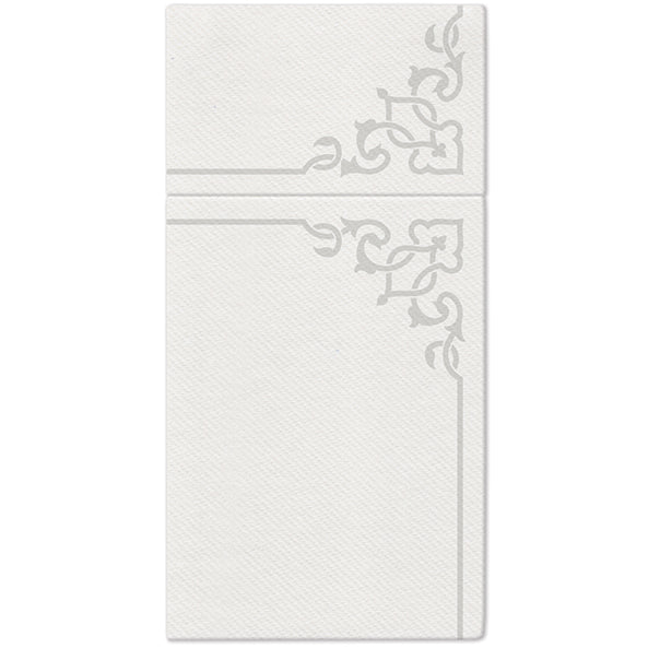 Arlaid pocket salvete 40x40cm Elegant Frame Silver 1/25