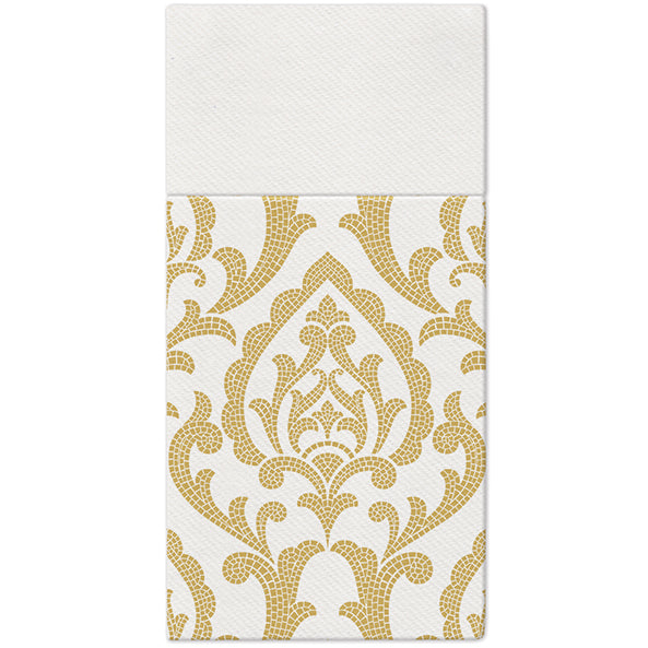 Arlaid pocket salvete 40x40cm Portuguese Tiles Gold 1/25