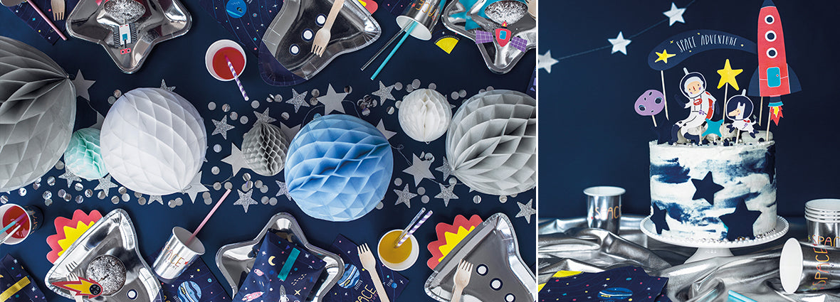 Papirne slamke silver star 19,5cm 1/10