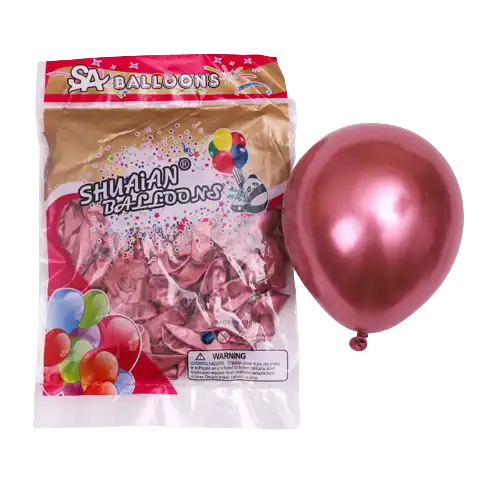 Lateks baloni 12" pink chrom 1 kom