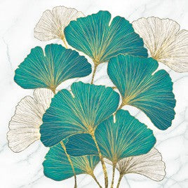 Salvete Daisy 33/20 Gold and Emerald Ginkgo Biloba