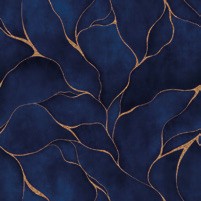 Salvete Maki 33/20 Blue Marble with Gold Lines