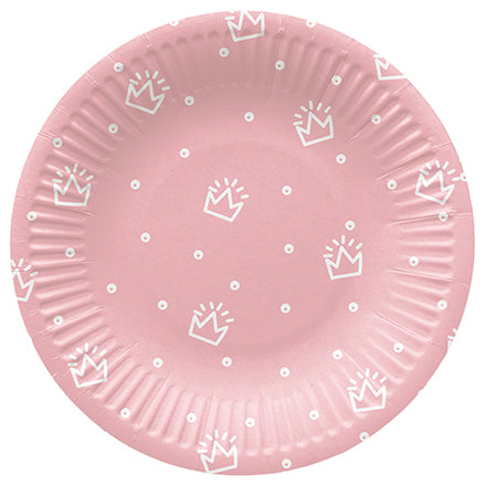 Papirni tanjir 18cm 1/10 Special day roza