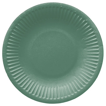 Papirni tanjir 23cm 1/10 t.zeleni