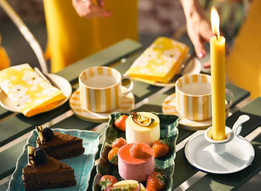 Duni runer nalik platnu 0,4x480 cm Sunny Days