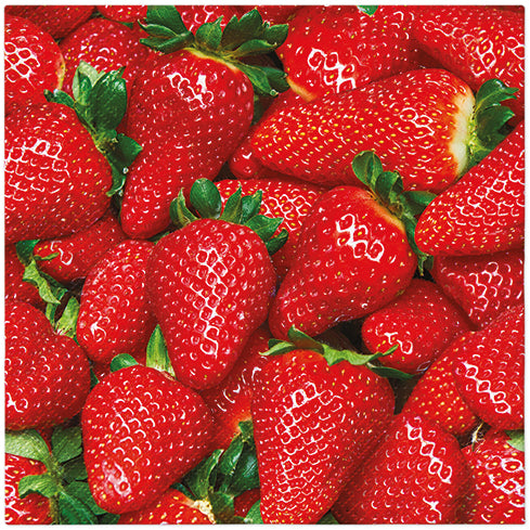 Salvete troslojne 33x33 cm Raw Strawberries 1/20