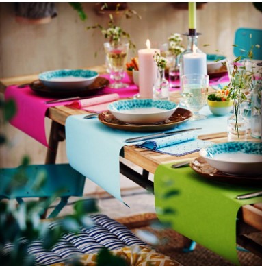 Dunicel® runer nalik platnu 3u1 0,4X4,8m Mint plava