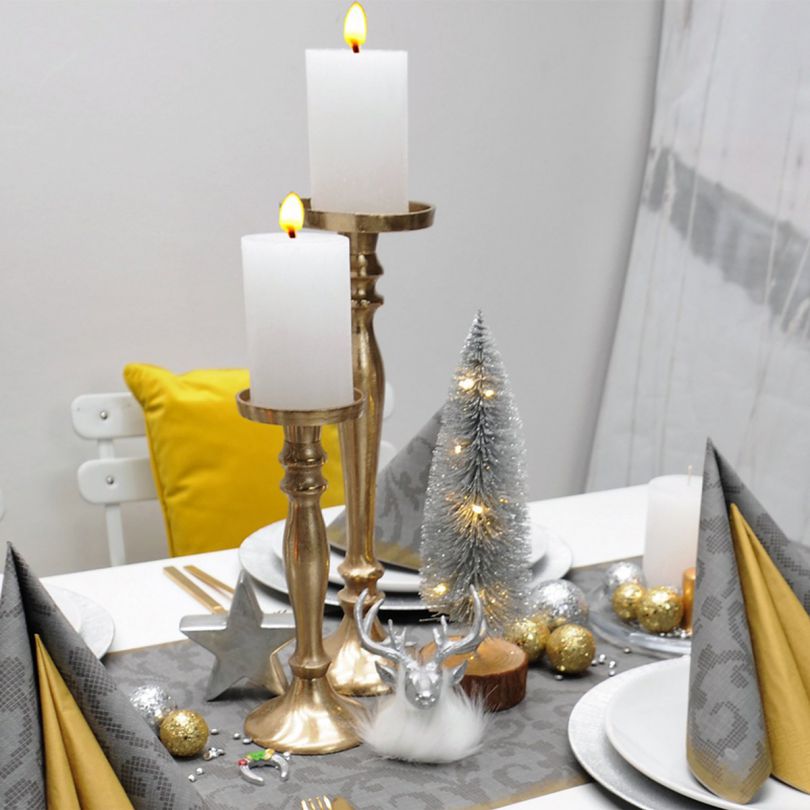 Salvete Festive Granite Grey 33x33 Tissue