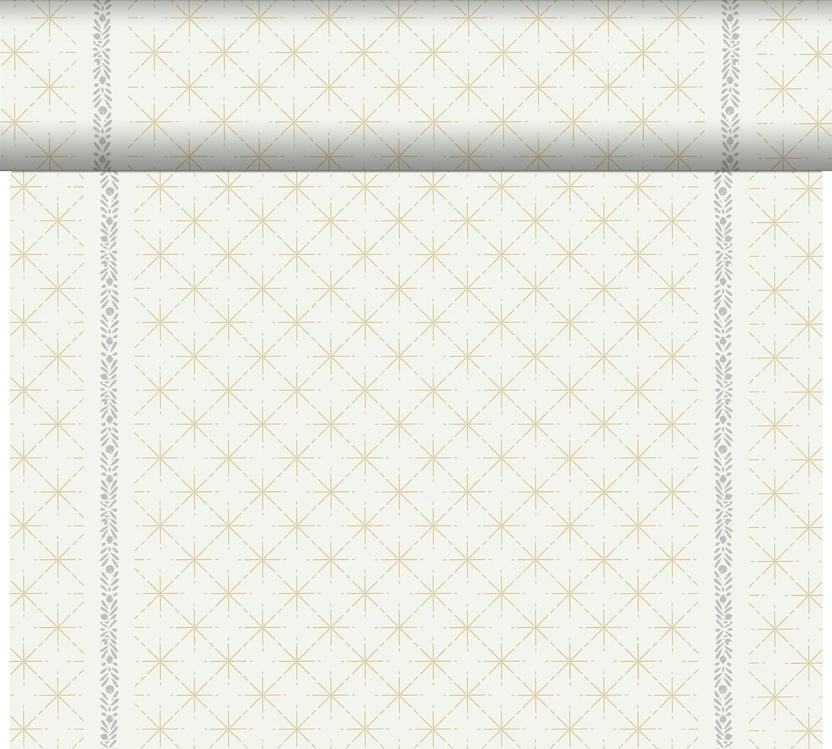 Duni Dunicel runer nalik platnu 0,4x 24m Glitter White