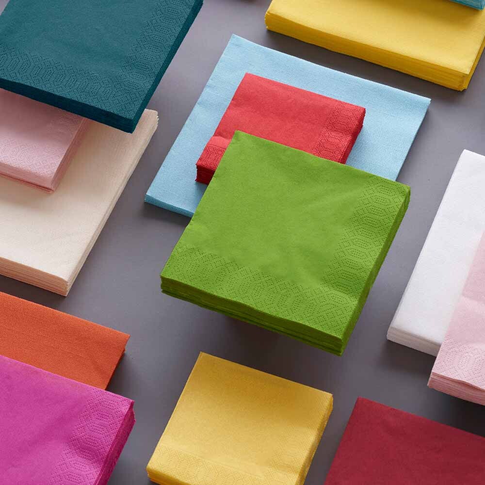 Salvete 3-slojne Tissue 40x40/125 Crvena