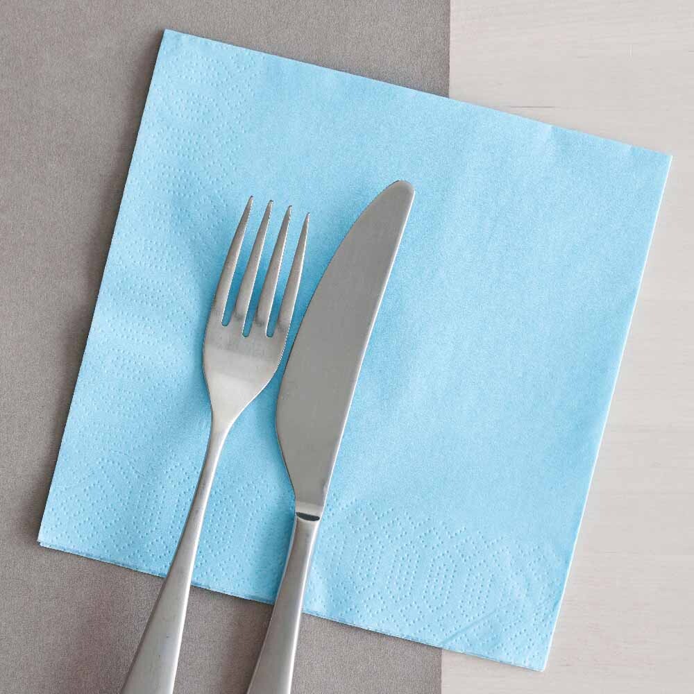 Salvete 3-slojne 40x40/250 Tissue Svijetlo plava