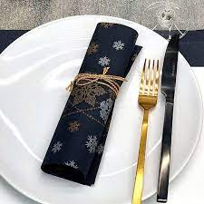 Salvete Dunisoft nalik tkanini 40x4O/12 Snow Gliter Black