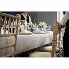 Nadstolnjak Dunicel nalik platnu 84x84 cm Glitter White