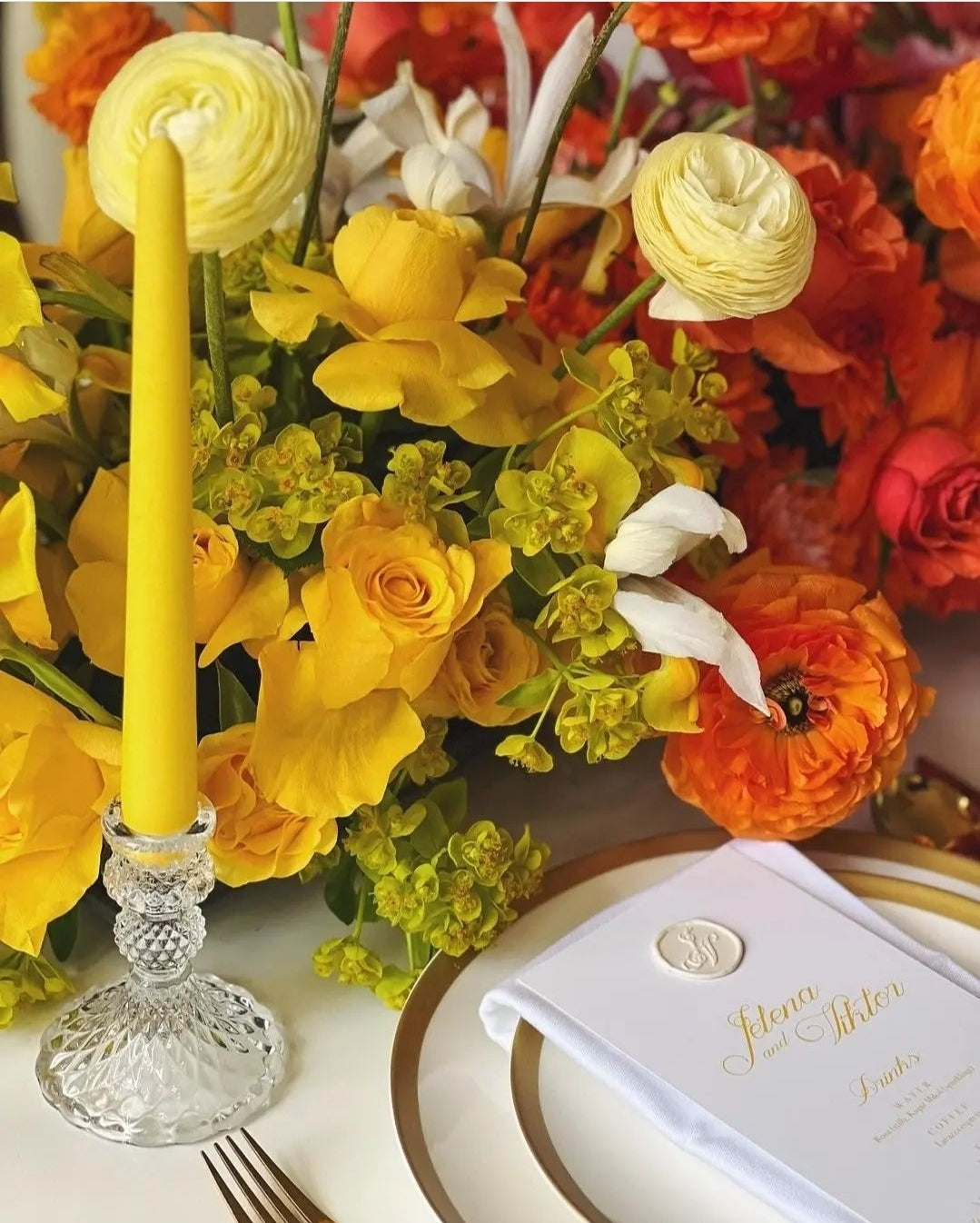 Duni Svijeće Antique 245x22 mm Žuta 1/1