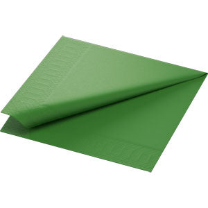 Salvete 3-slojne 40x40/125 Tissue  List zelena