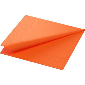 Salvete  3-slojne 40x40/125 Tissue Narandžasta