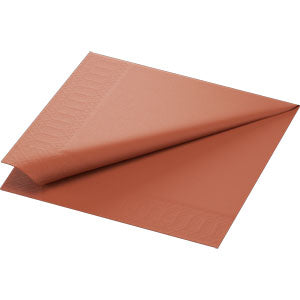 Salvete  3-slojne 40x40/125 Tissue Terakota