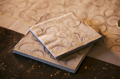 Duni tissue salvete 33x33/20  Elegant Swirl