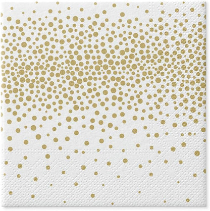 Salvete troslojne 33x33 cm Confeti Gold 1/20
