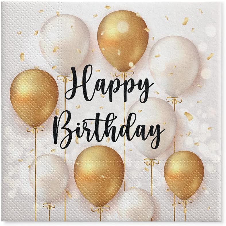 Salvete troslojne 33x33 Gold Celebration 1/20