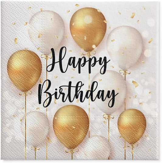 Salvete troslojne 33x33 Gold Celebration 1/20