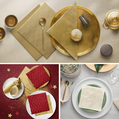 Salvete troslojne 33x33 cm Inspiration Classic cream   1/20