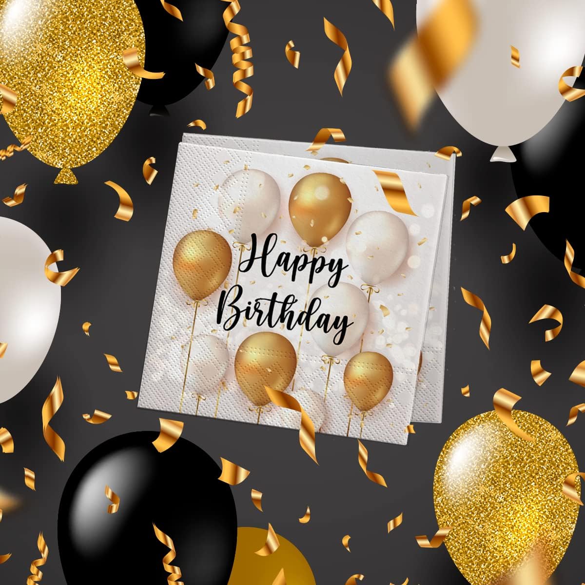 Salvete troslojne 33x33 Gold Celebration 1/20