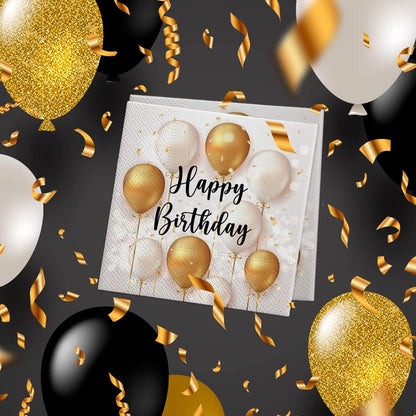Salvete troslojne 33x33 Gold Celebration 1/20