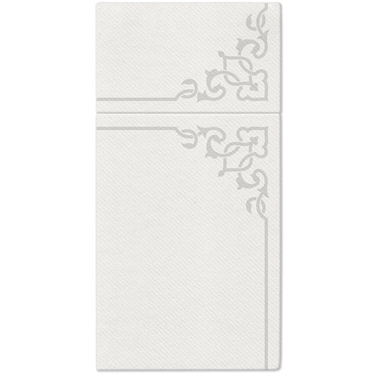 Arlaid  pocket salvete 40x40cm Elegant Frame Silver 1/25