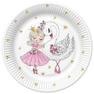 Papirni tanjiri  Daisy Balerina i Swan 18 cm 1/8