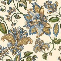 Salvete Maki  33/20 Golden Blue Hindi Pattern