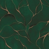 Salvete Maki  33/20 Green Marble with Gold Lines