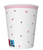 Papirne čaše Daisy Baby roza 1/8
