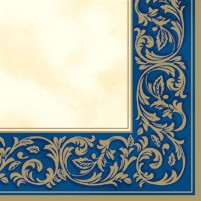 Salvete Maki  33/20 Rococo Pattern Blue