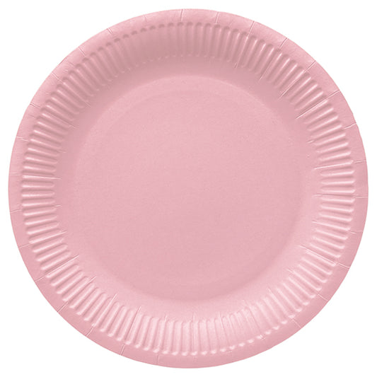 Papirni tanjir 18cm 1/10 roze
