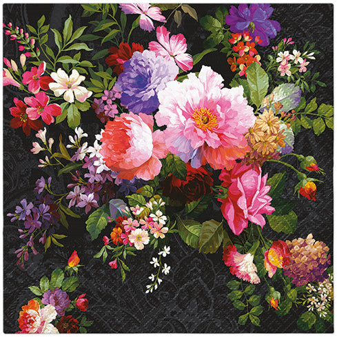 Salvete troslojne 33x33 cm Roses on Velvet 1/20