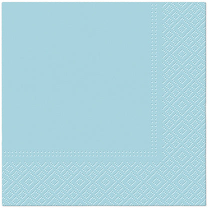Salvete troslojne 33x33 cm azurno plava 1/20