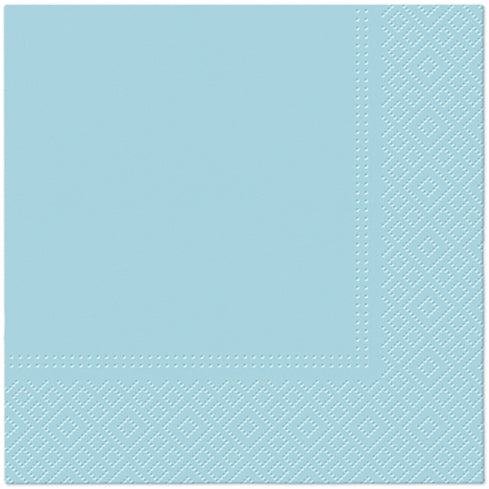 Salvete troslojne 33x33 cm azurno plava 1/20